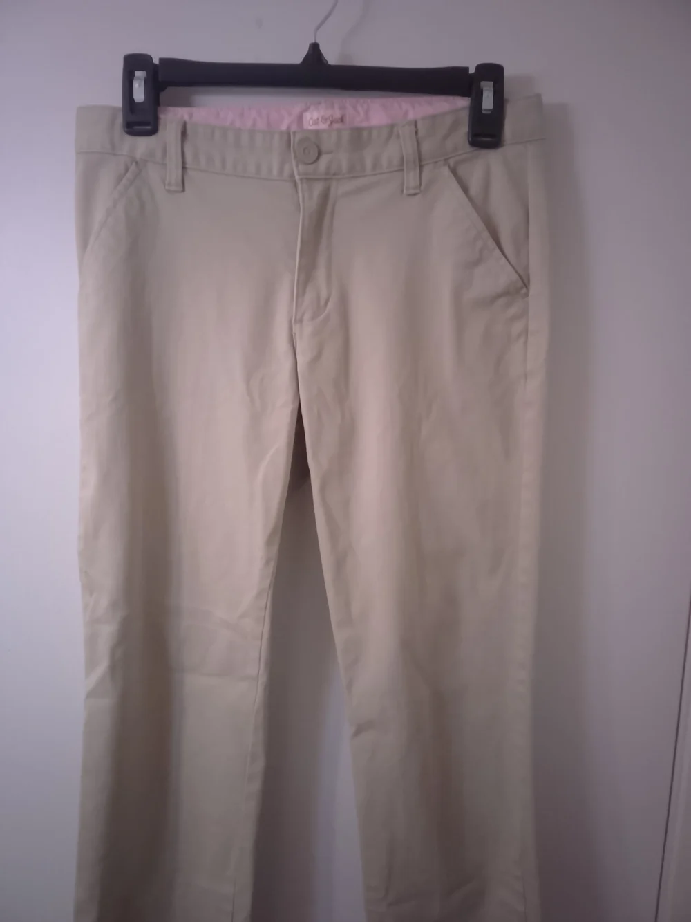 Cat And Jack Khaki Pants with Fall Graphic Tee